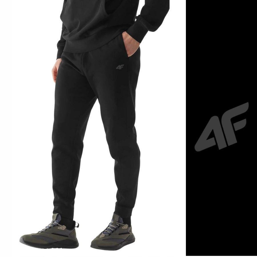SPODNIE MĘSKIE 4F DRESOWE SPORTOWE JOGGERY DRESY NA CO DZIEŃ