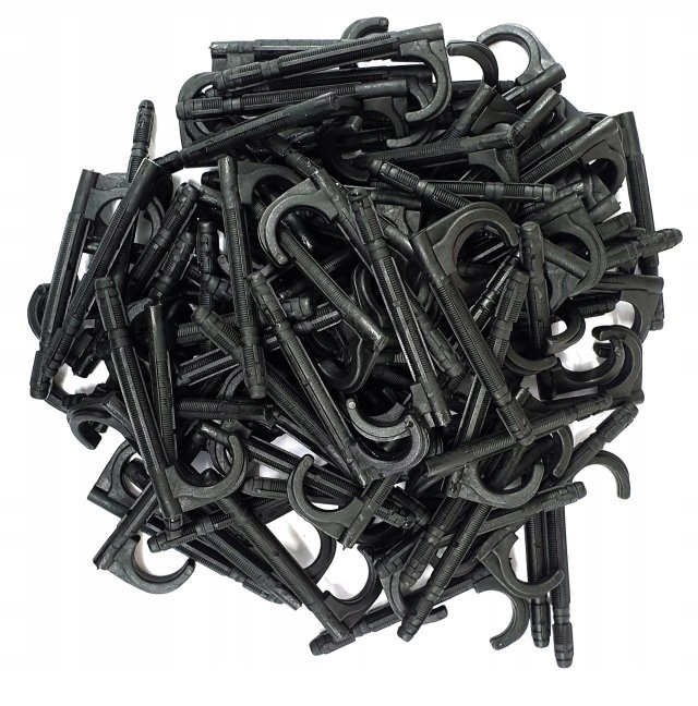 HAK PODŁOGOWY POJEDYNCZY do rury Pex 50 szt UCHWYT Kod producenta KL.PODŁ.POJEDYNCZY X 50 SZT.