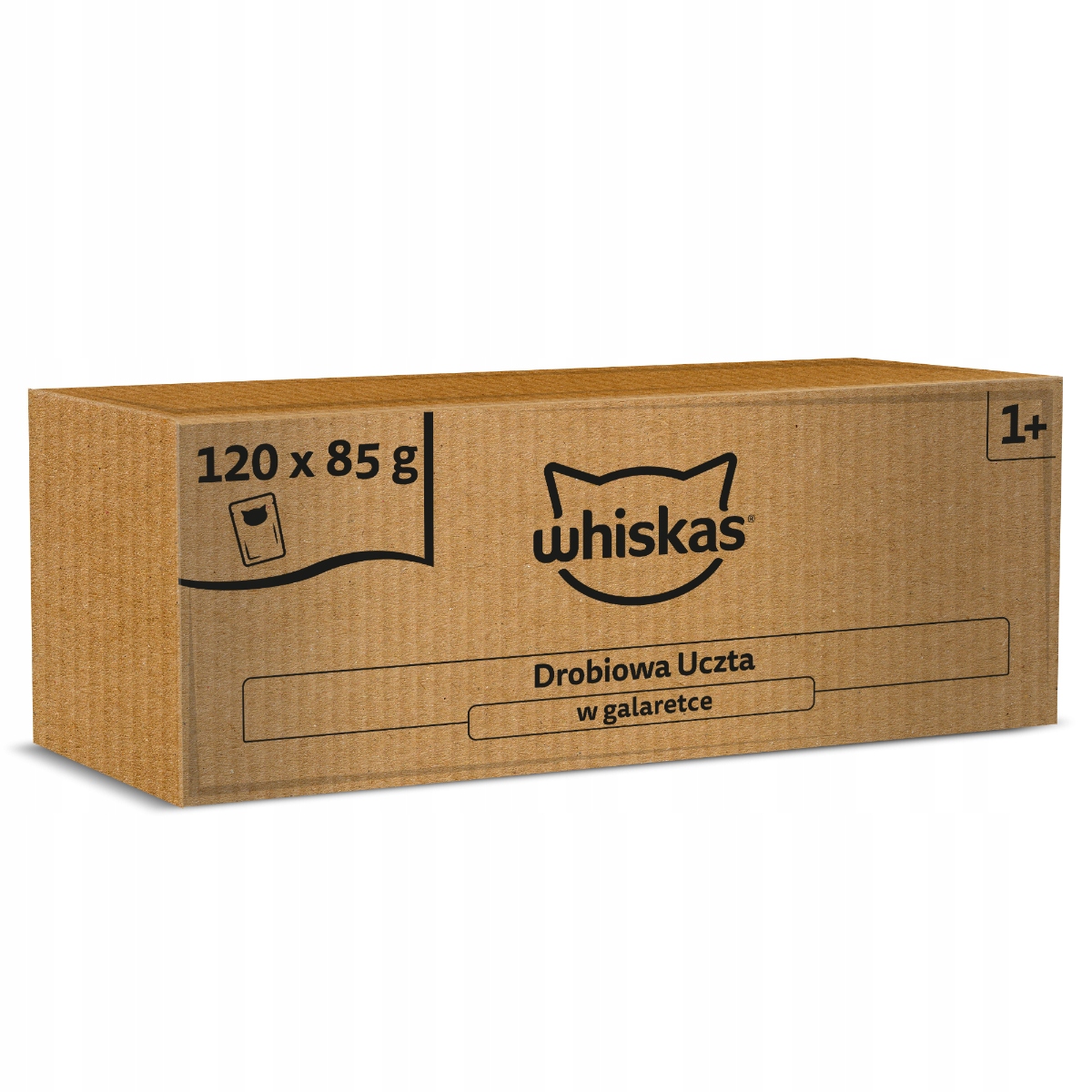 Whiskas mokra karma dla kota Drobiowa Uczta w galaretce 120 x 85 g