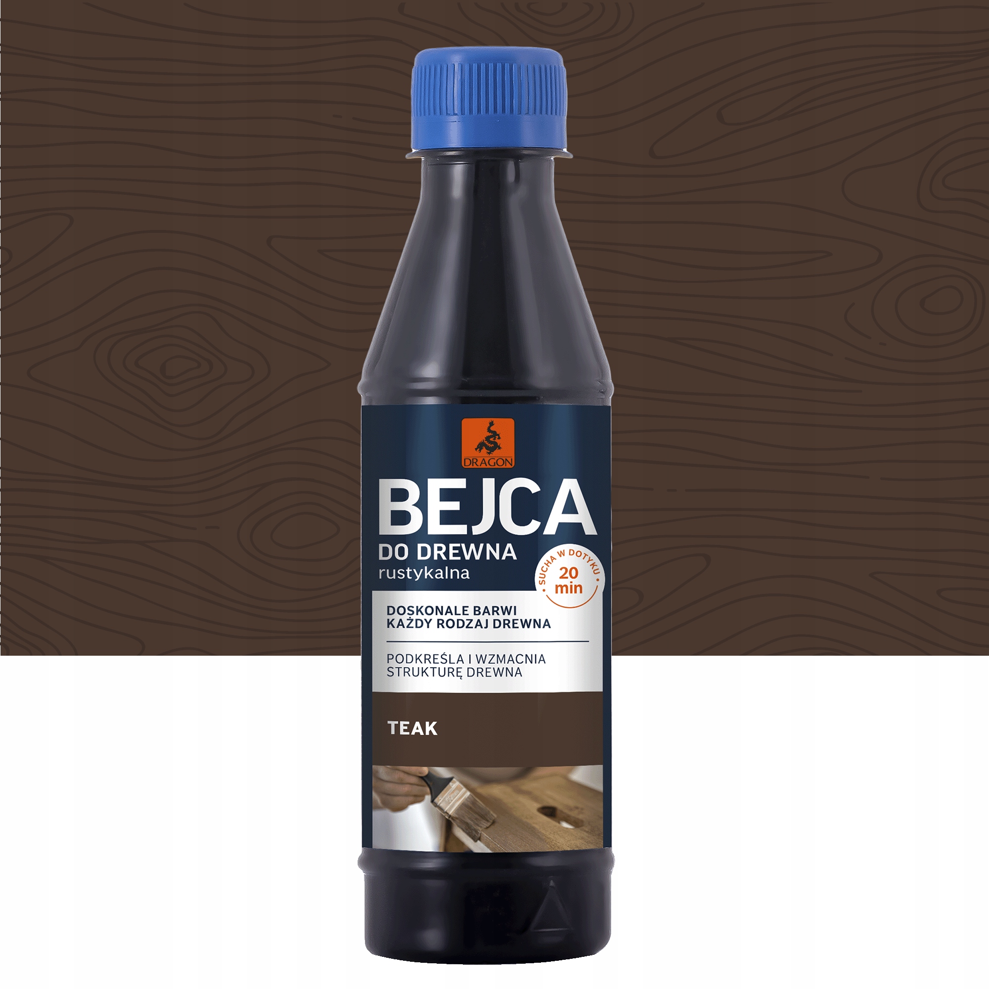 

Bejca rustykalna 0,2L Teak Dragon