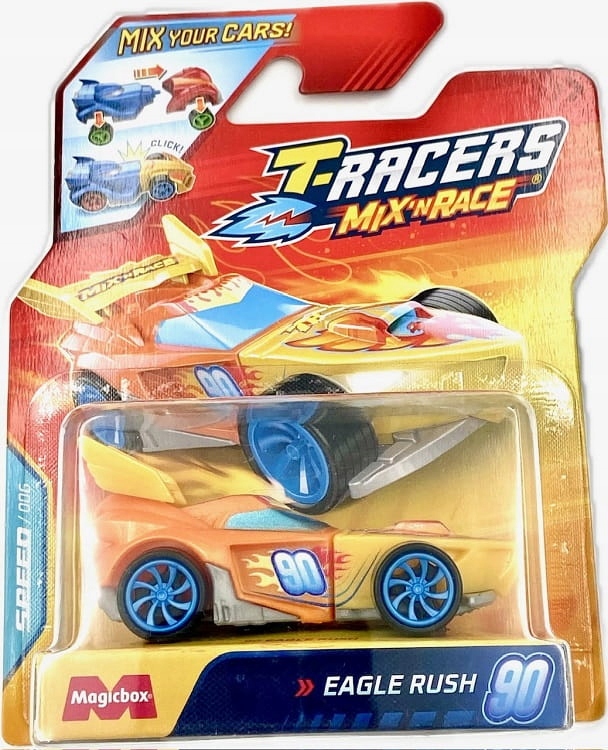 Magicbox Auto autko pojazd samochód T-racers MIX & Race Eagle Rush 90