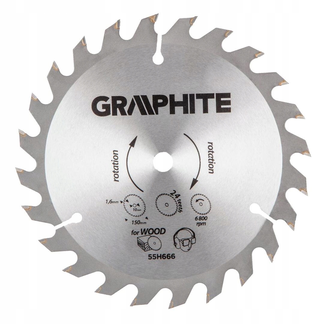 

Tarcza do pilarki widiowa 150x10mm Graphite 55H666