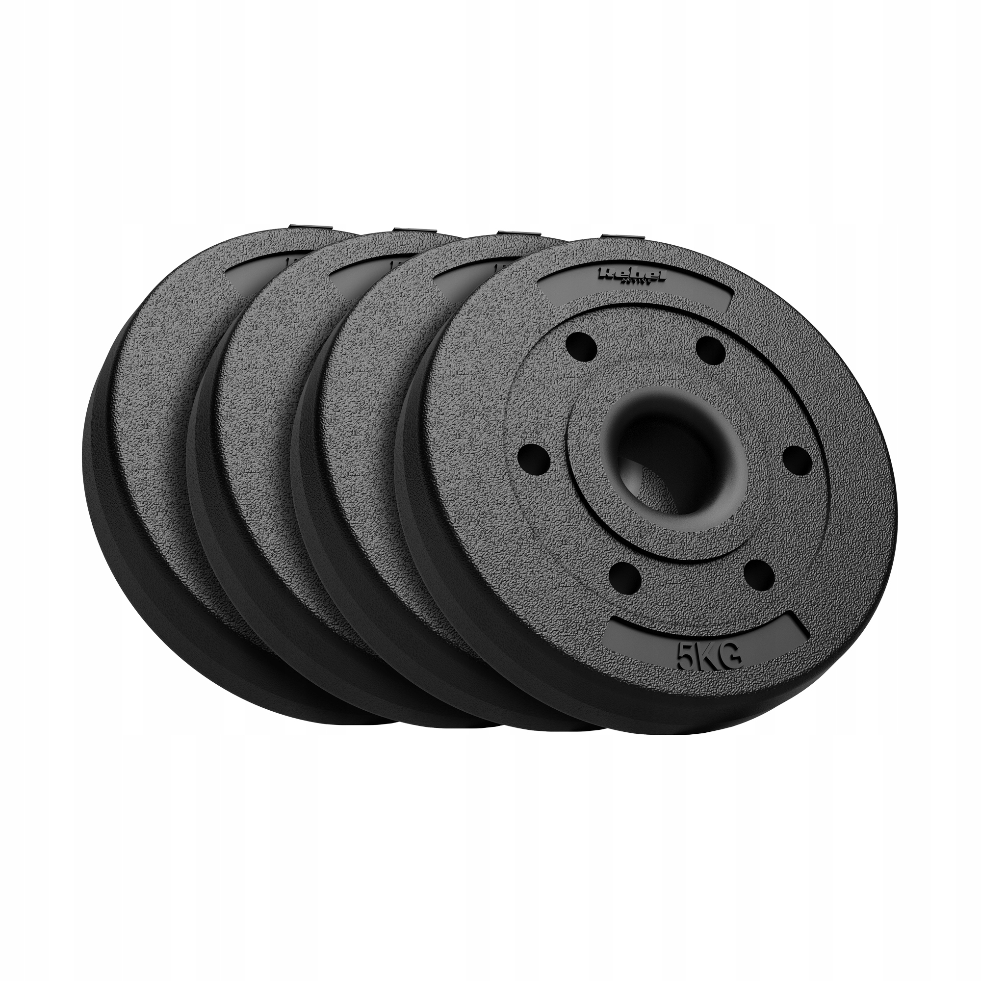 Závaží – sada 4x5 kg otvor 51 mm pro činky Rebel