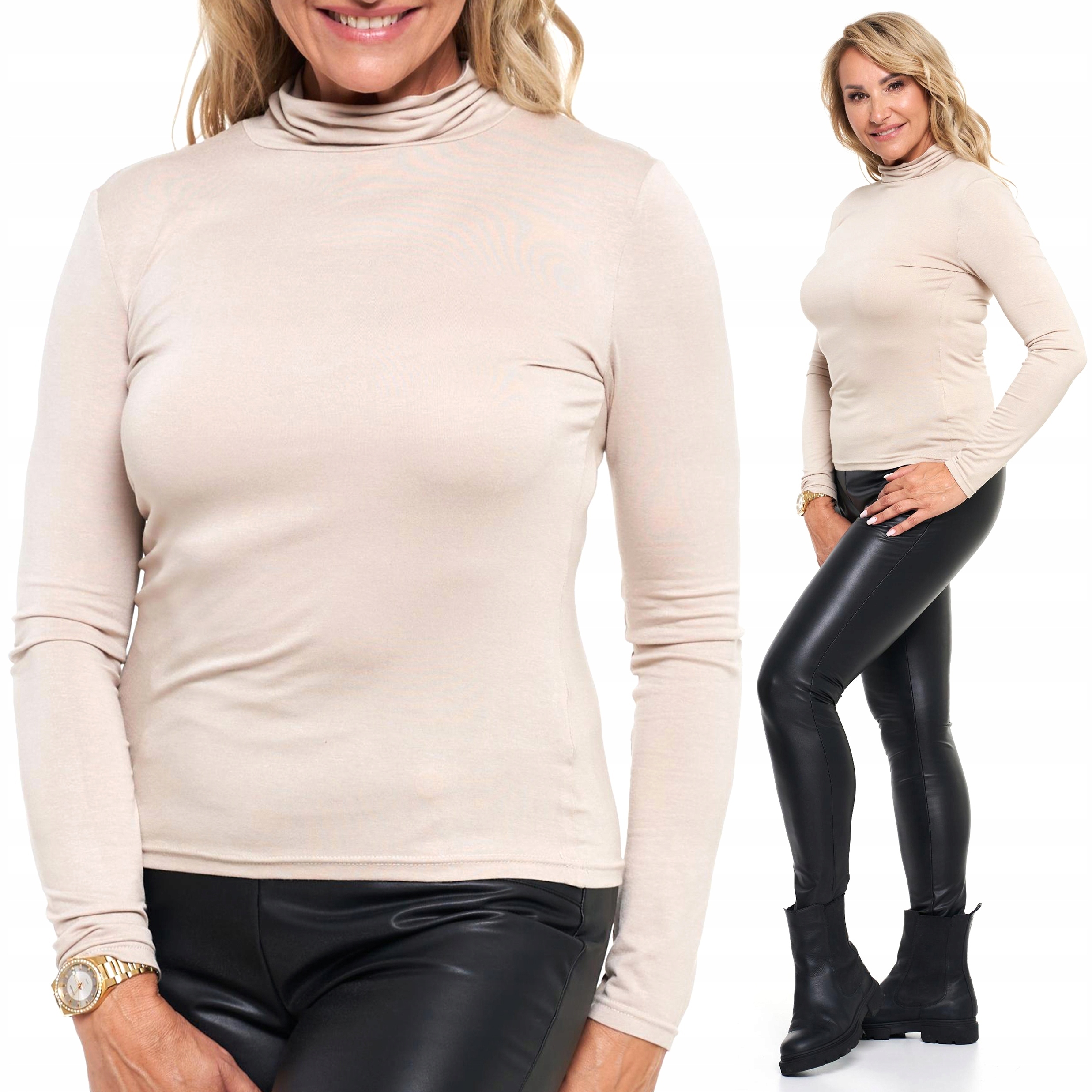 Dámská mikina s Golfem Přiléhavá Hladká Moraj L