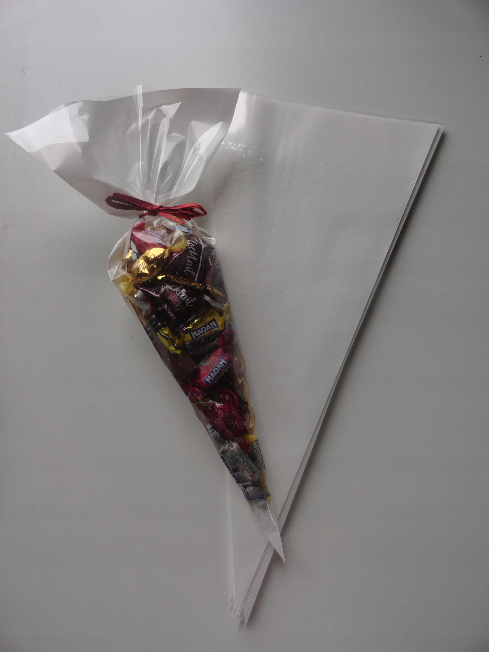 

Torebki foliowe Rożki celofan 20x40 Rtb