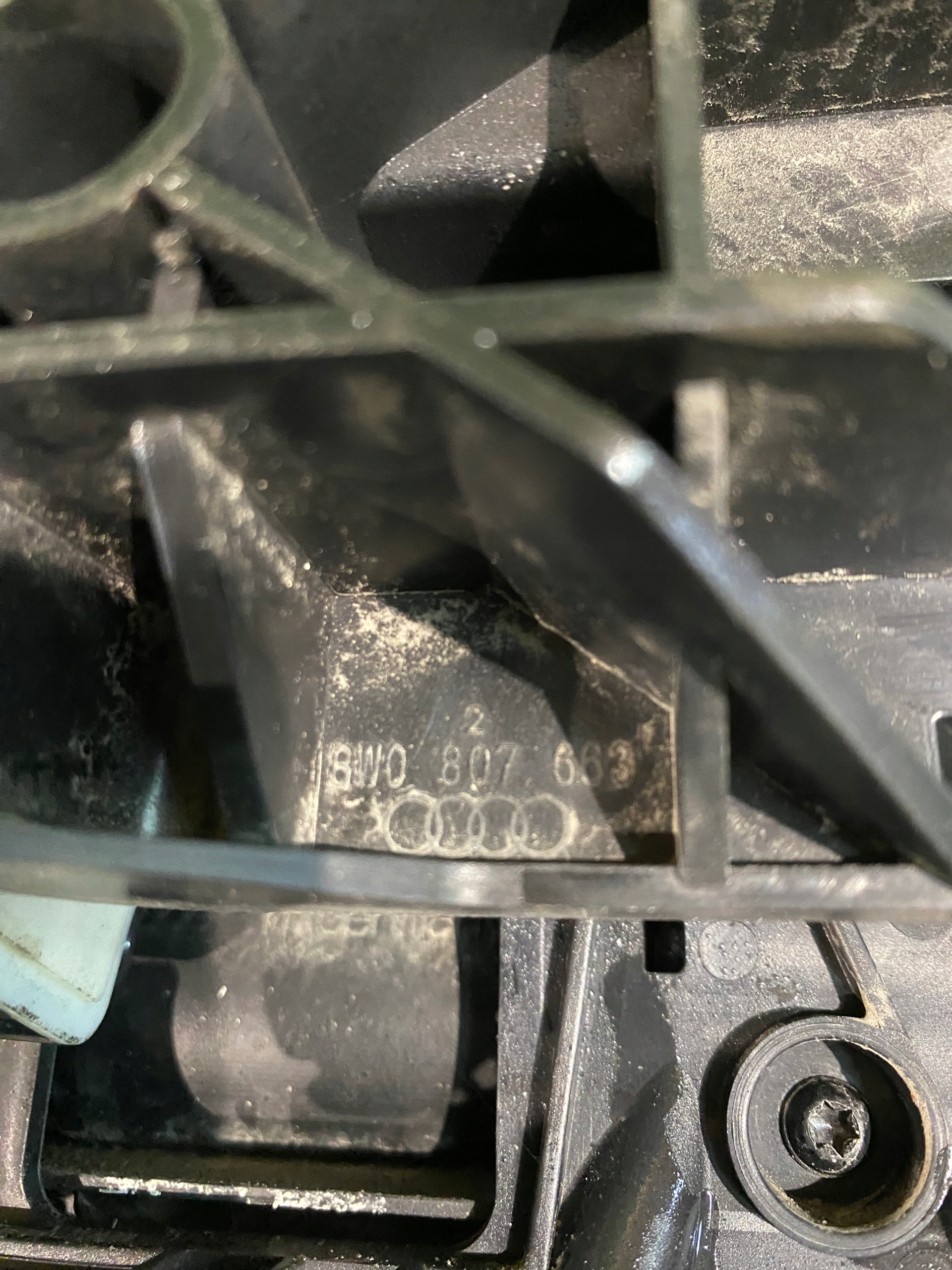 luftansaugkanal luftführung AUDI A5 8W LIFT NR.121