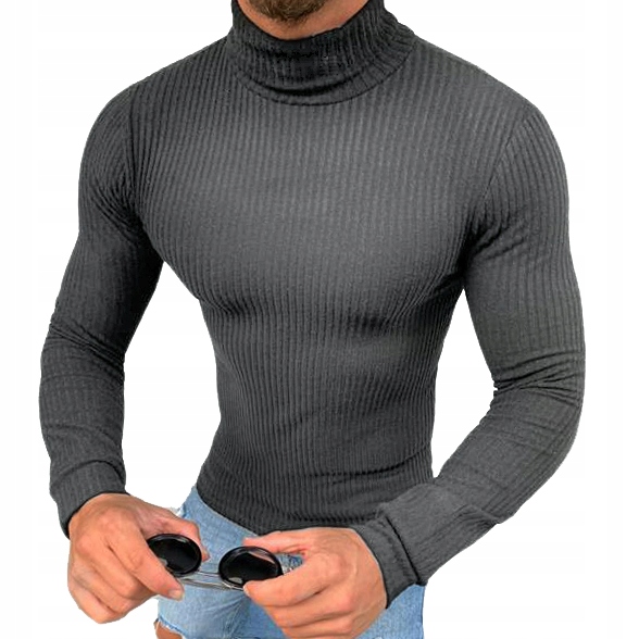 

Sweter Golf Męski Slim fit Athletic Elastyczny