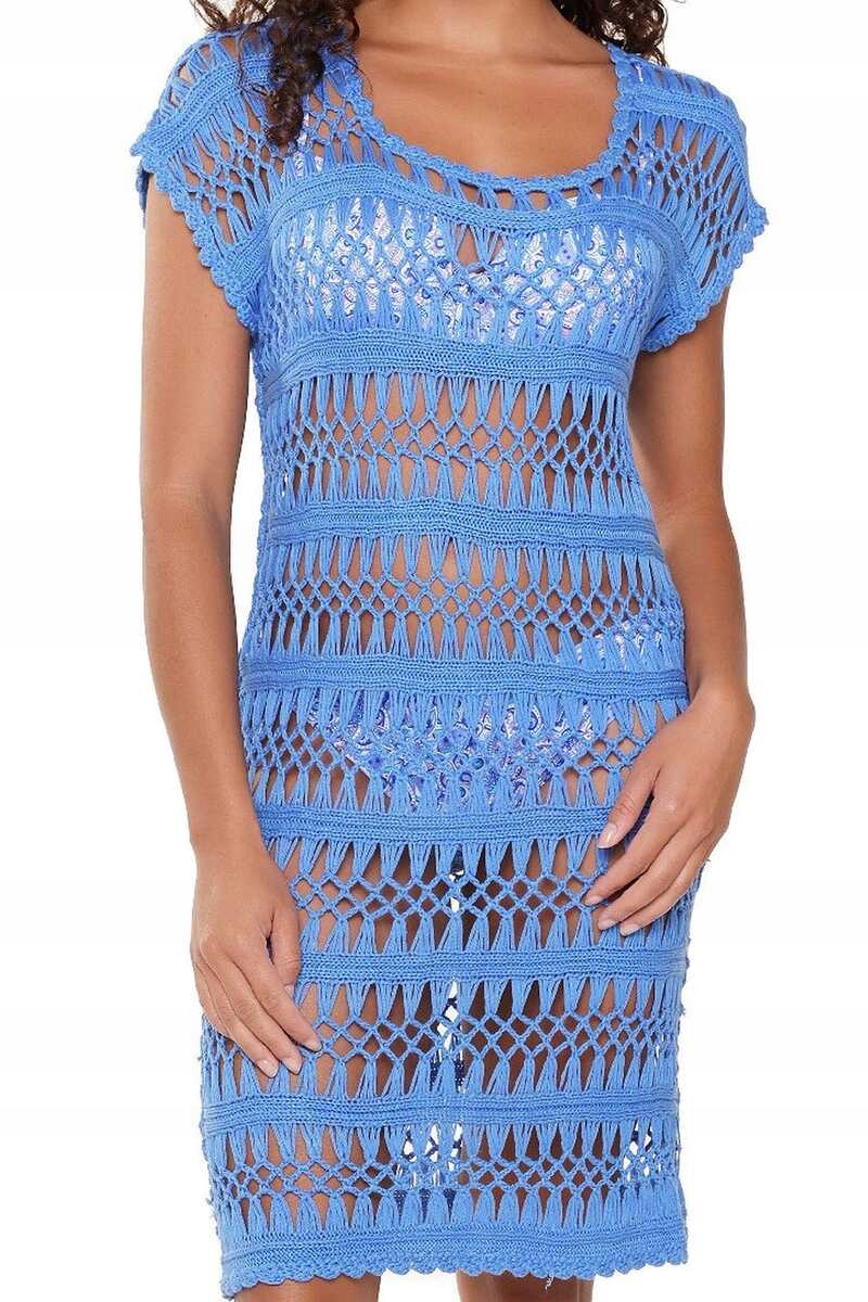 LingaDore Šaty 7224 modrá 2XL/3XL