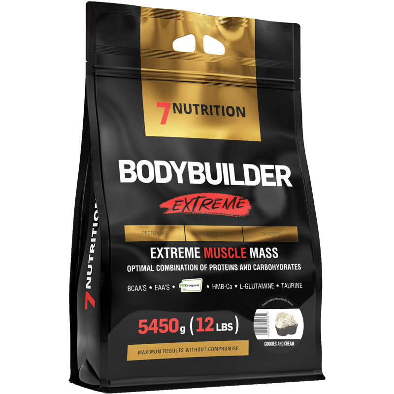 7NUTRITION Bodybuilder Extreme 5450 g Kalorie Bílkoviny Síla Regenerace