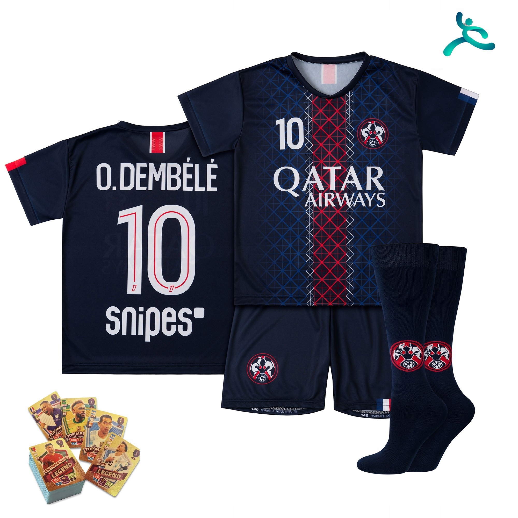 Fotbalové oblečení komplet dárek Dembele vel 140