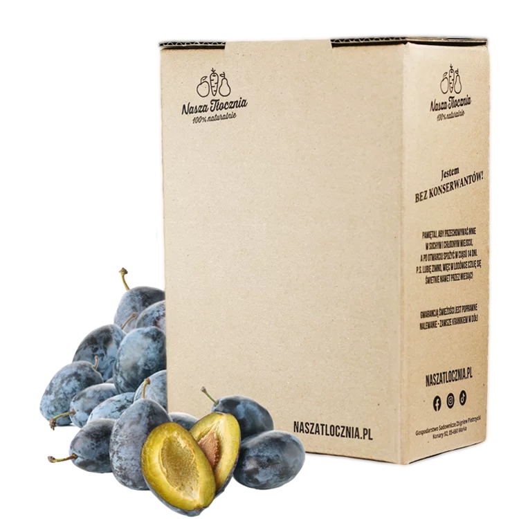 Levně Lisovaný džus 100% Švestka Maďarská 3L