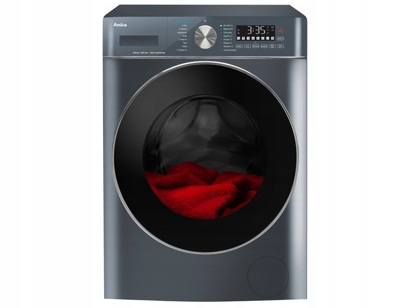 Pralko-suszarka Amica T2AWDC10614DLIST Steampowerpro Srebrna