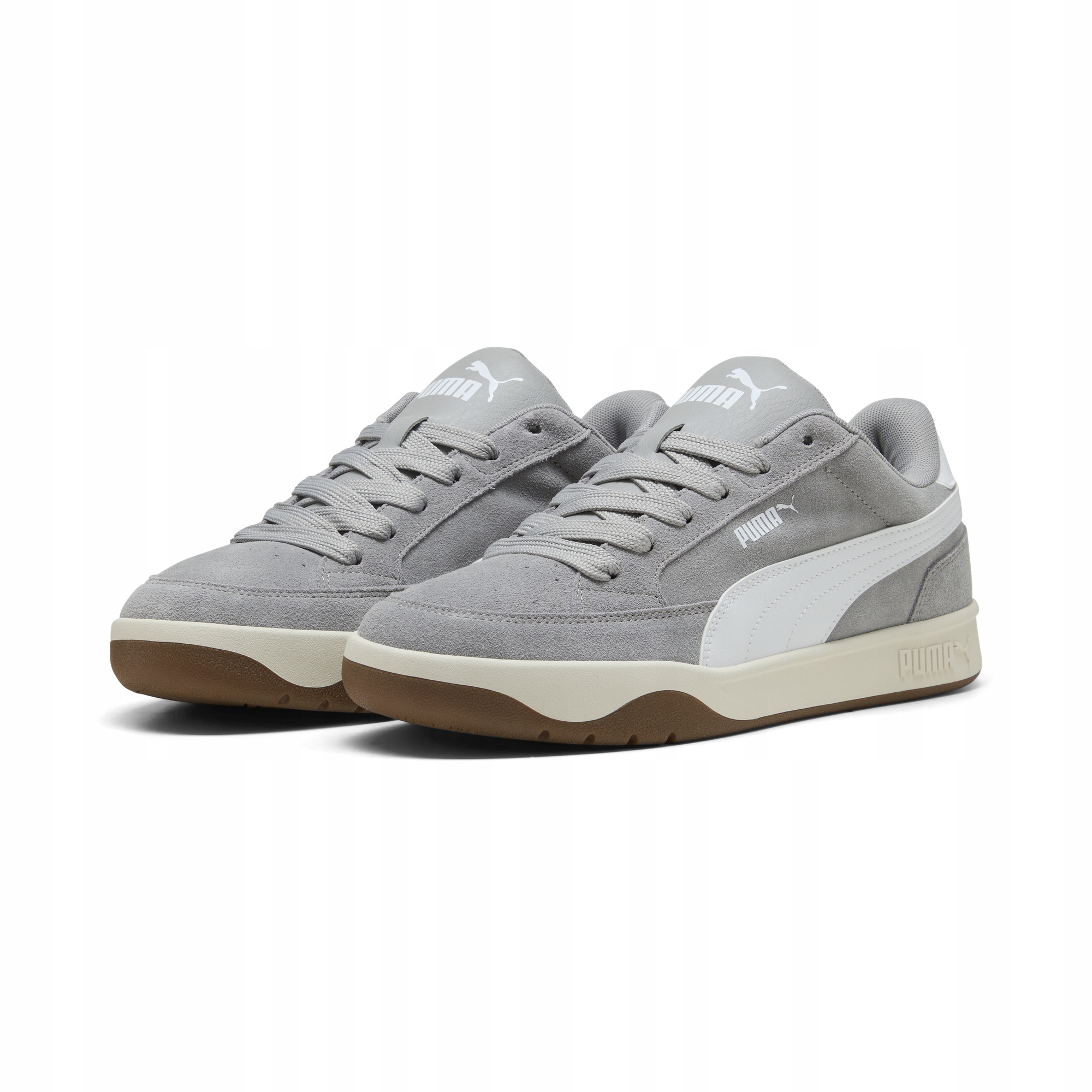 Pánské sportovní boty Puma Park Lt Sd 40448303 šedé semišové tenisky 42