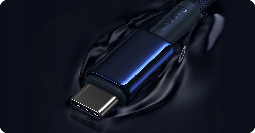 BASEUS MOCNY KABEL USB-C SZYBKIE ŁADOWANIE PRZEWÓD TYP-C PD 100W QC 5A 2M Długość przewodu 2 m