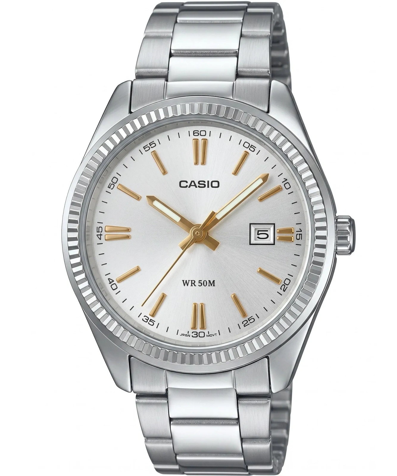 Pánské Hodinky Casio MTP-1302D-7A2VEF Stříbrné Na Náramku K Obleku