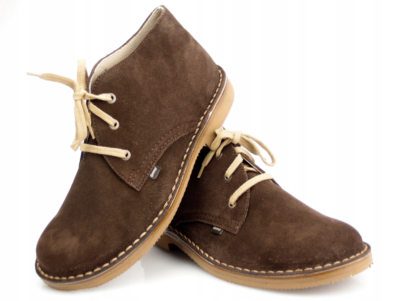 HUSAR trzewiki welury skóra OTMĘT 304ap brąz 41 Rozmiar 41