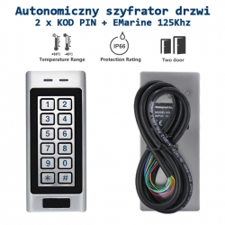 Dwukanałowy szyfrator z wbudowanym czytnikiem S4K