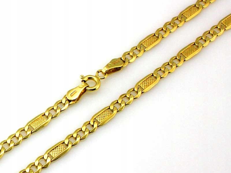 Řetízek ze zlata 585 slot figaro je ideální jako dárek pro něj r50 14 kt