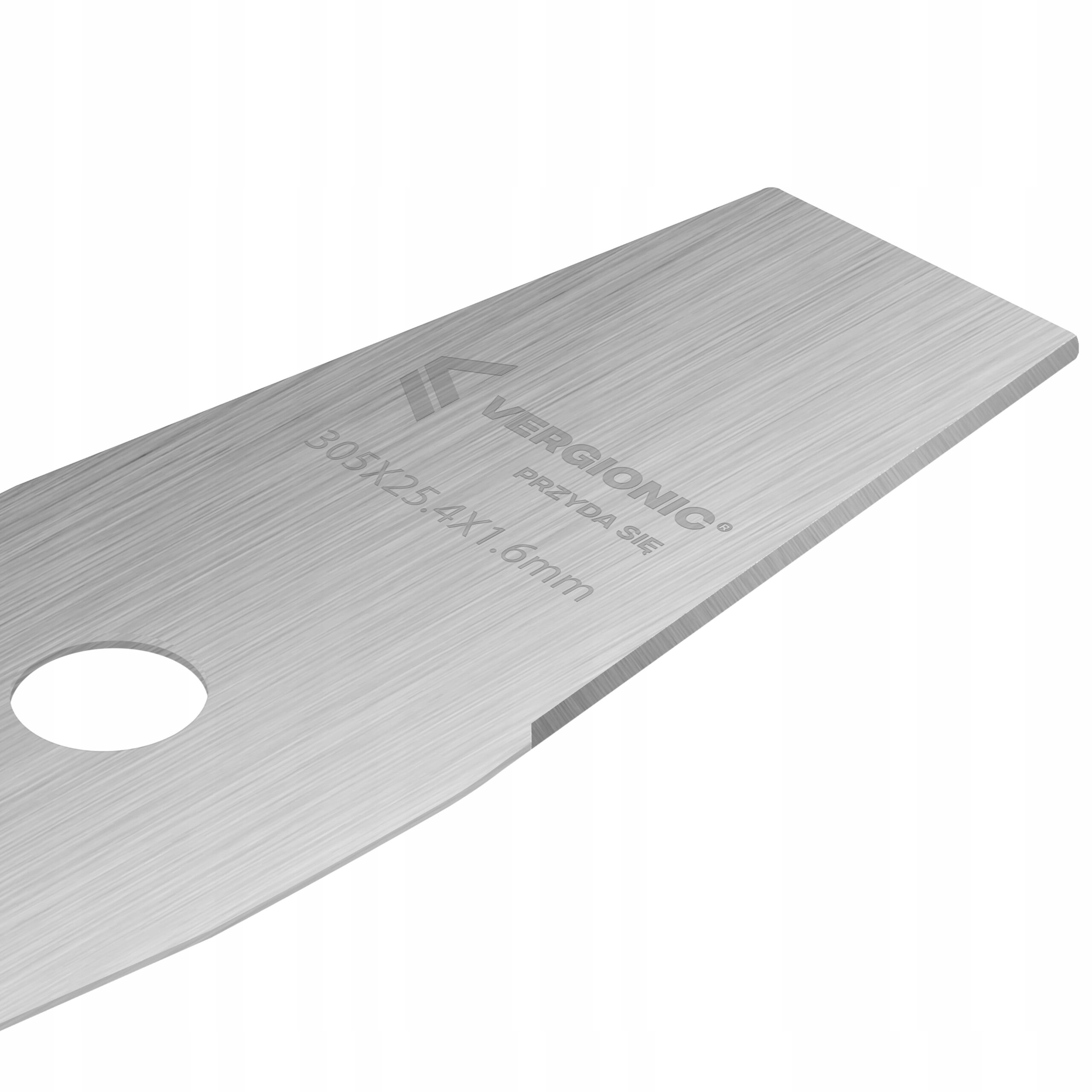 NÓŻ TNĄCY PROSTY OSTRZE DO KOSZENIA NÓŻ KOSA SPALINOWA MOCNE OSTRZE 12'' Długość ostrza 30.5 cm