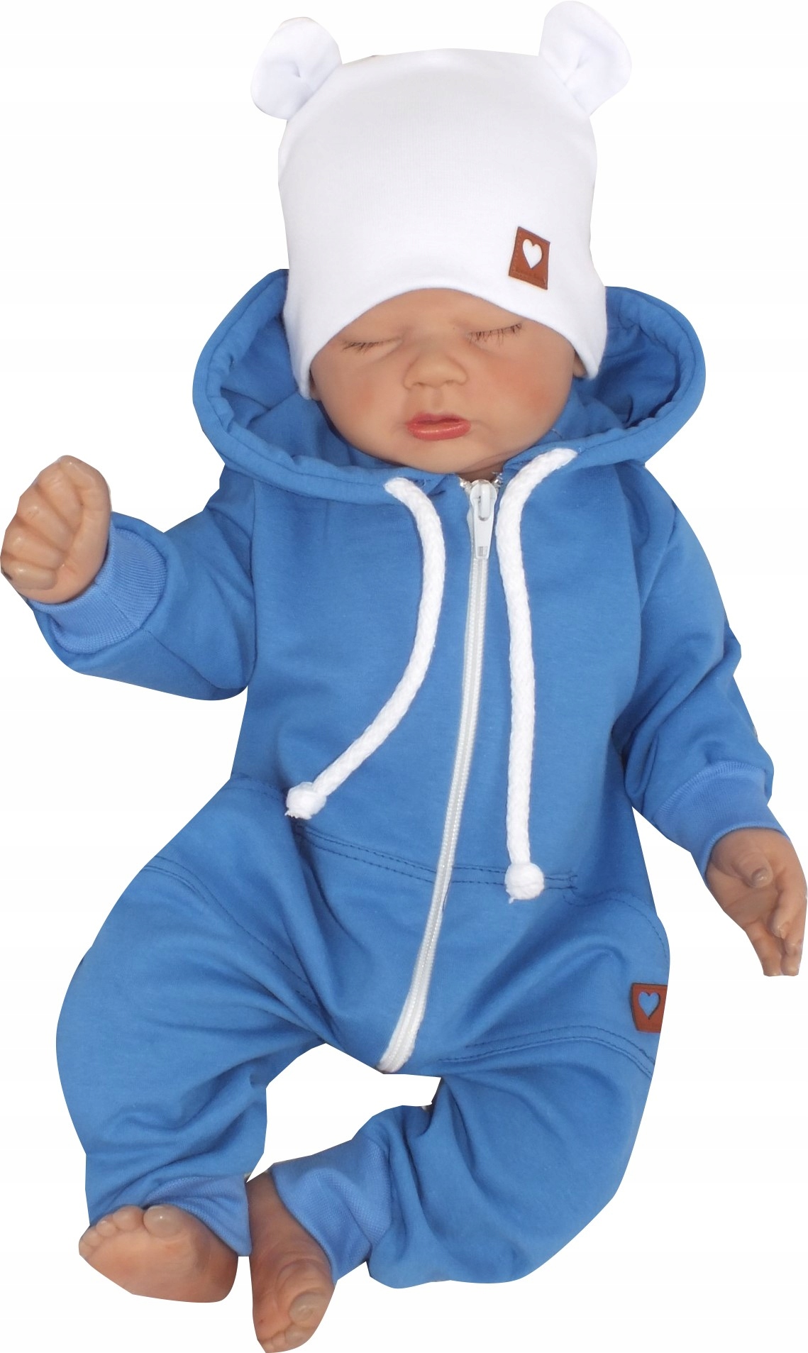 

Wygodny bawełniany Kombinezon z kapturem pajac 56