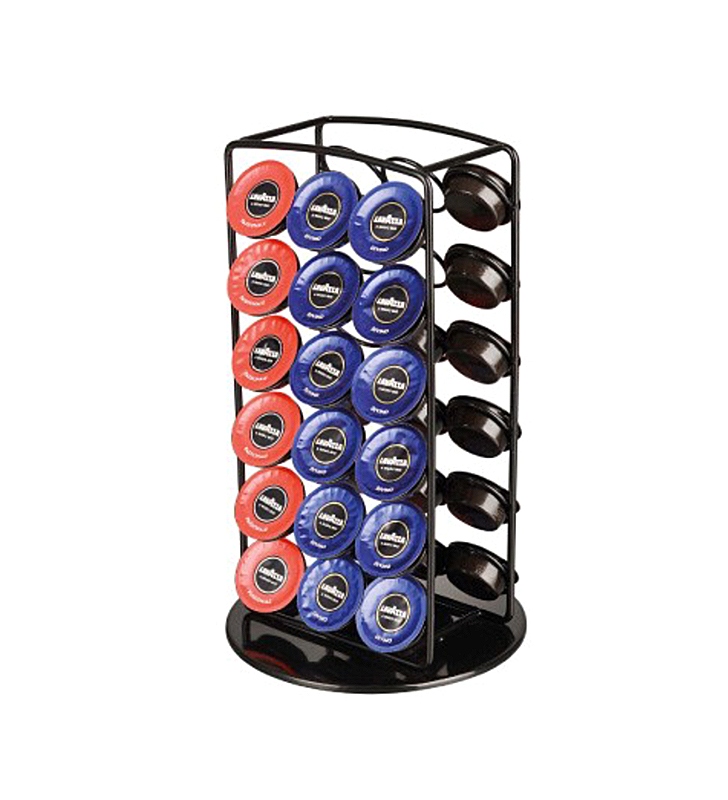 Stojak na Kapsułki Lavazzaa a Modo Mio 36 szt. Metalowy Czarny Organizer