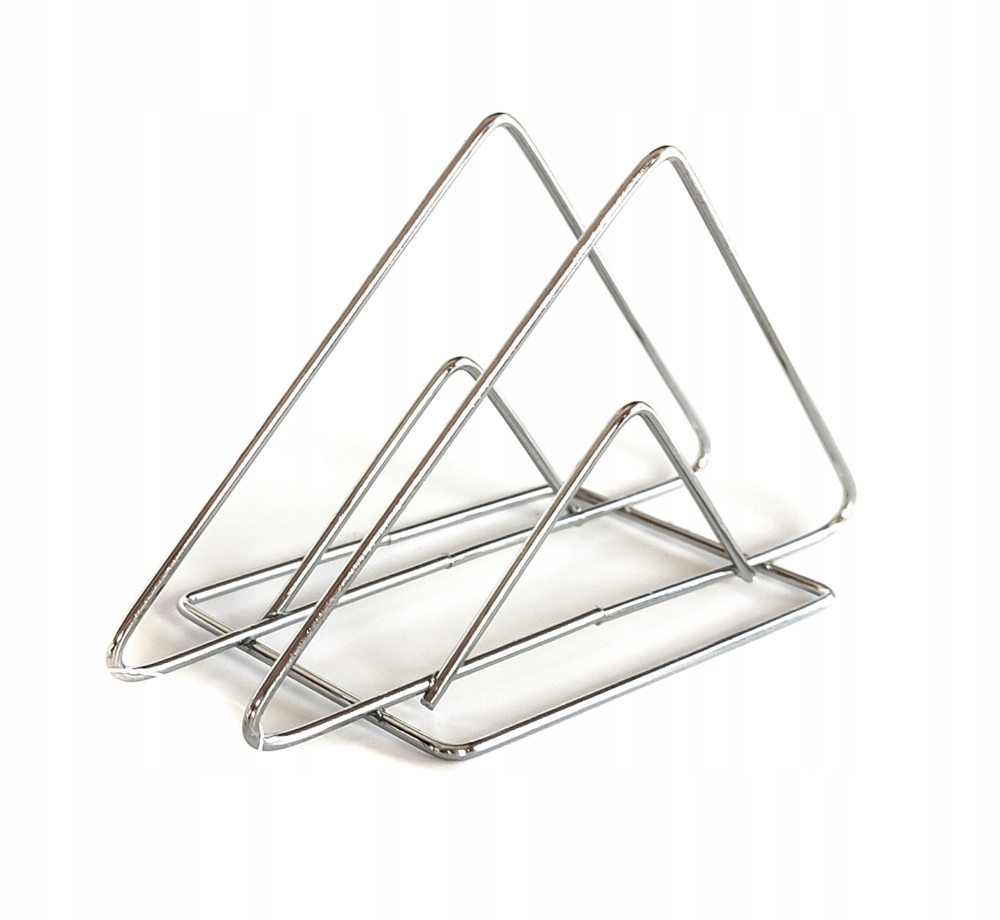 

Serwetnik chromowany trójkątny 13 cm x 8 cm