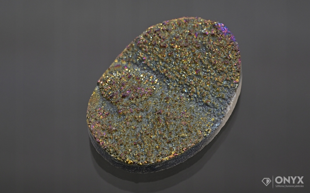 Drůza vícebarevná ovál 30x22 mm