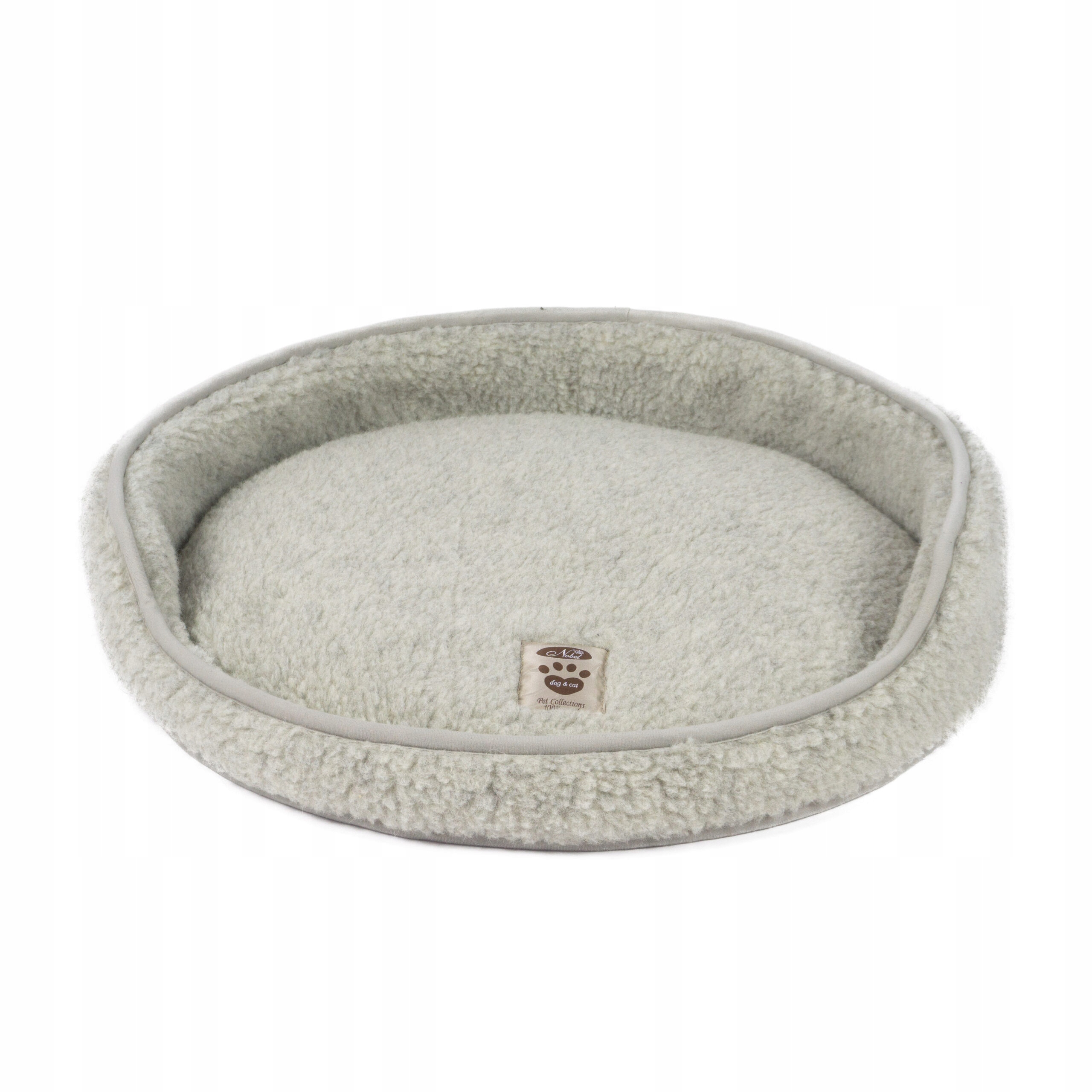 Levně Vlněný Pelíšek pro domácí mazlíčky Duo, světle šedý, M Tombler