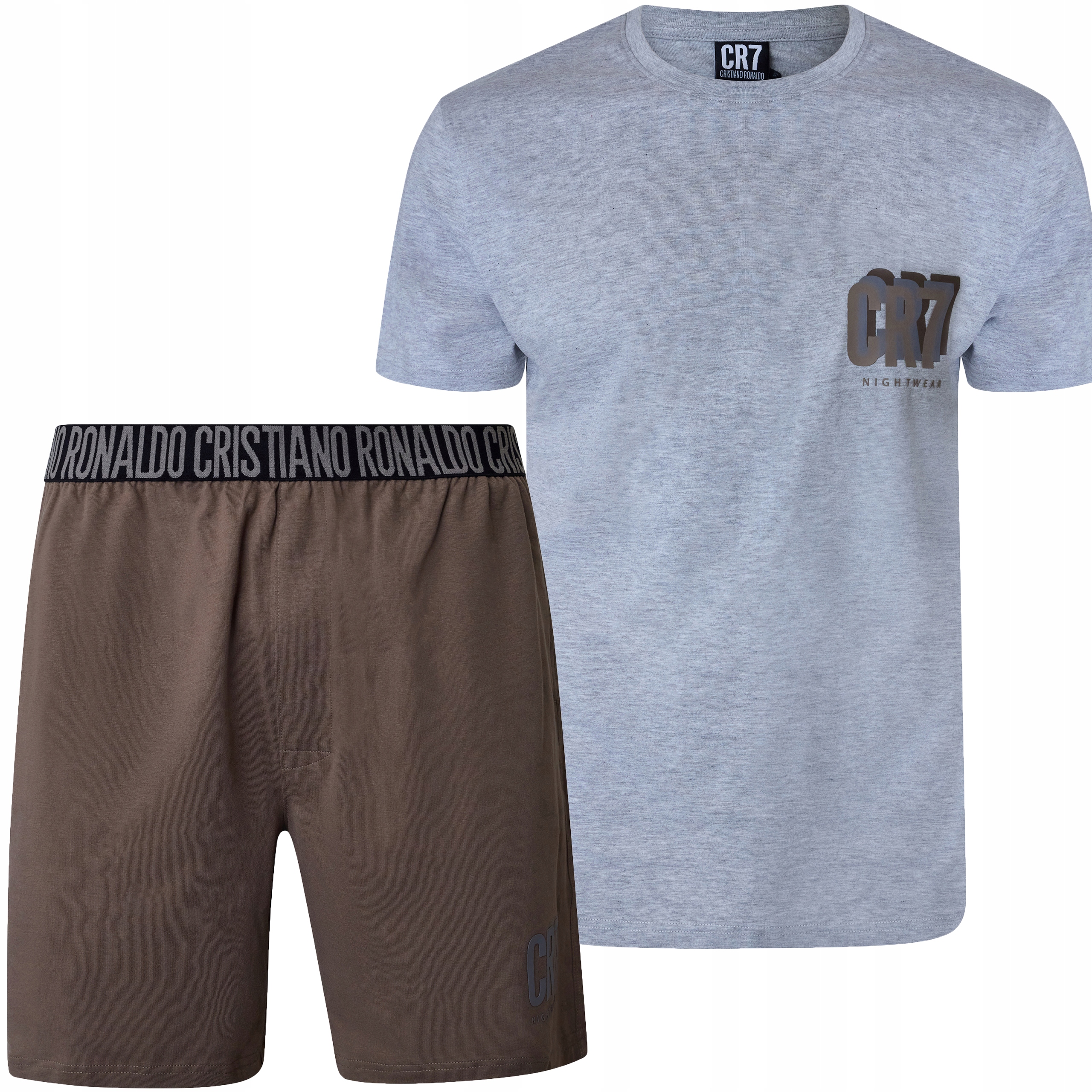 Pánské Pyžamo CR7 Bavlněné S Krátkým Rukávem Cristiano Ronaldo L