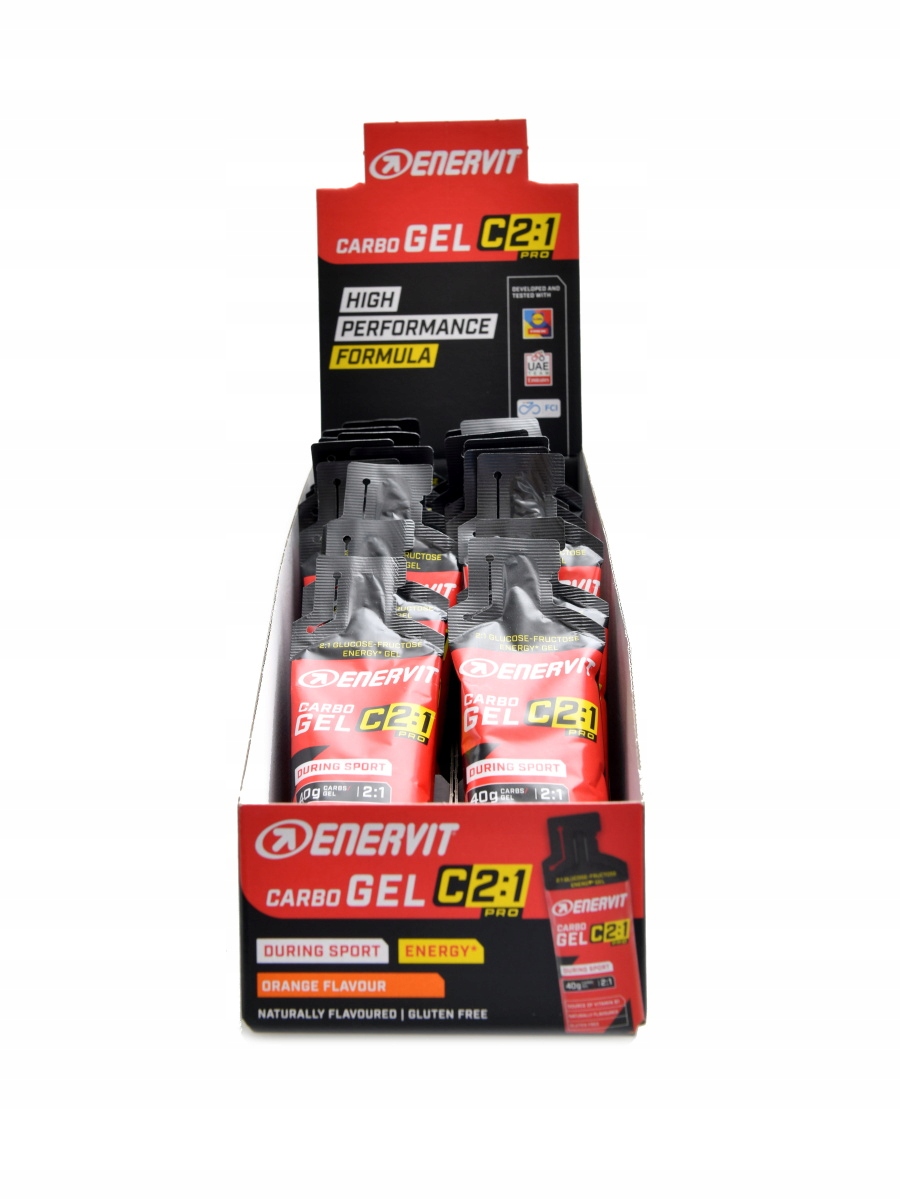 Enervit Carbo gel C 2:1 Pro 24 x 60 ml economy pack mango