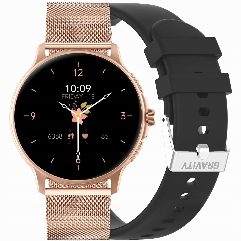 Chytré Hodinky Unisex Gravity GT12-4 Bluetooth Hovory, Přídavný Pásek (sg03)