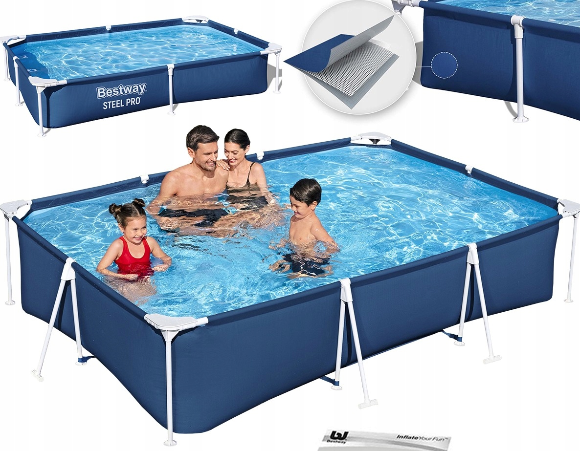 Záhradný rám Bestway 300x201x66 cm Steel Pro 56404 Rodinný Model 3x2 m