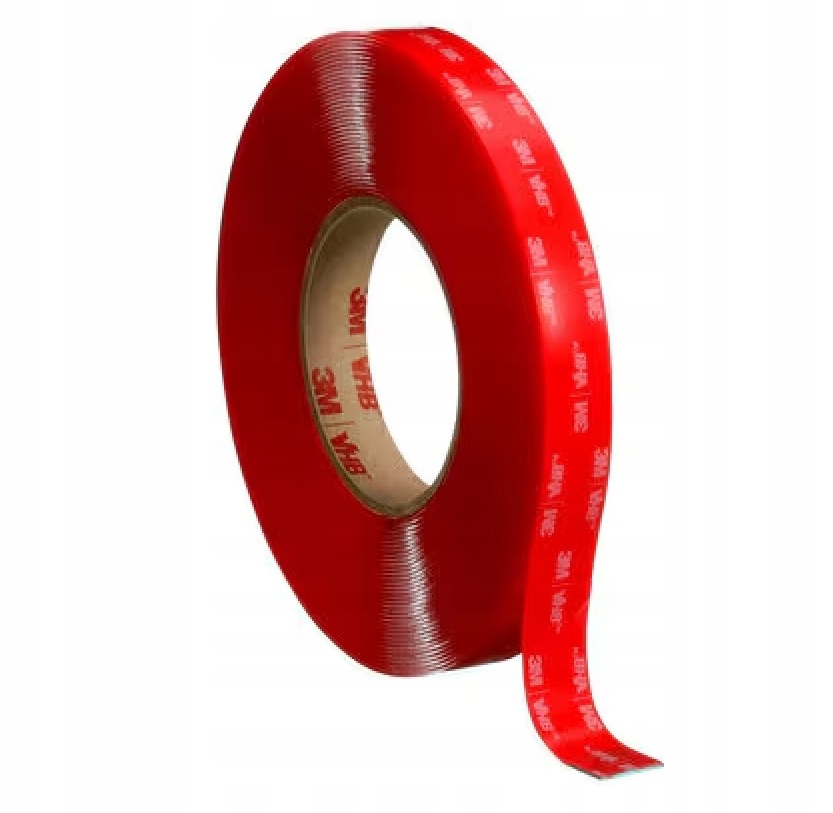 3M Vhb 4910 Oboustranná Průhledná Páska 1,0 MM Pro Plastové Sklo 12 MMX33M