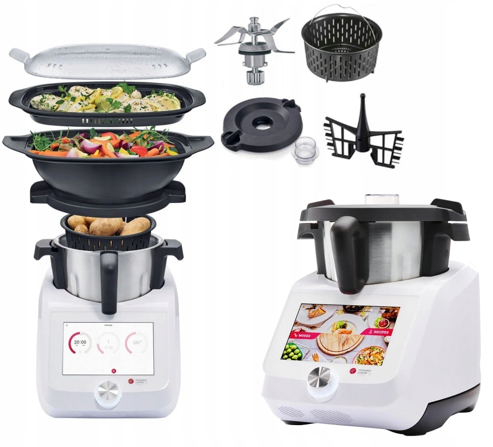 Robot Kuchenny Lidlomix Monsieur Cuisine Smart 2025 Wifi Biały