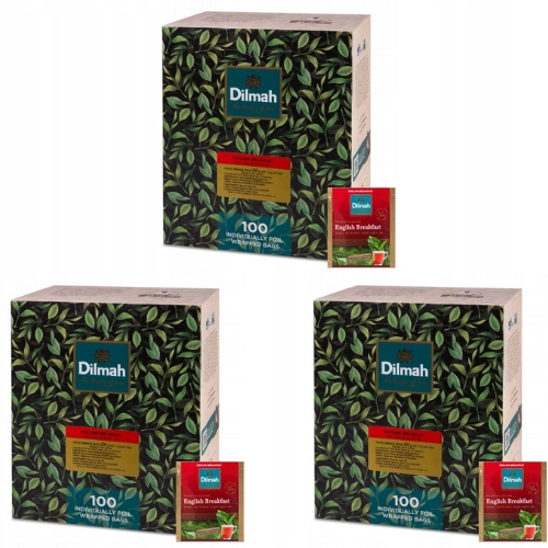 3x Herbata czarna Dilmah English Breakfast