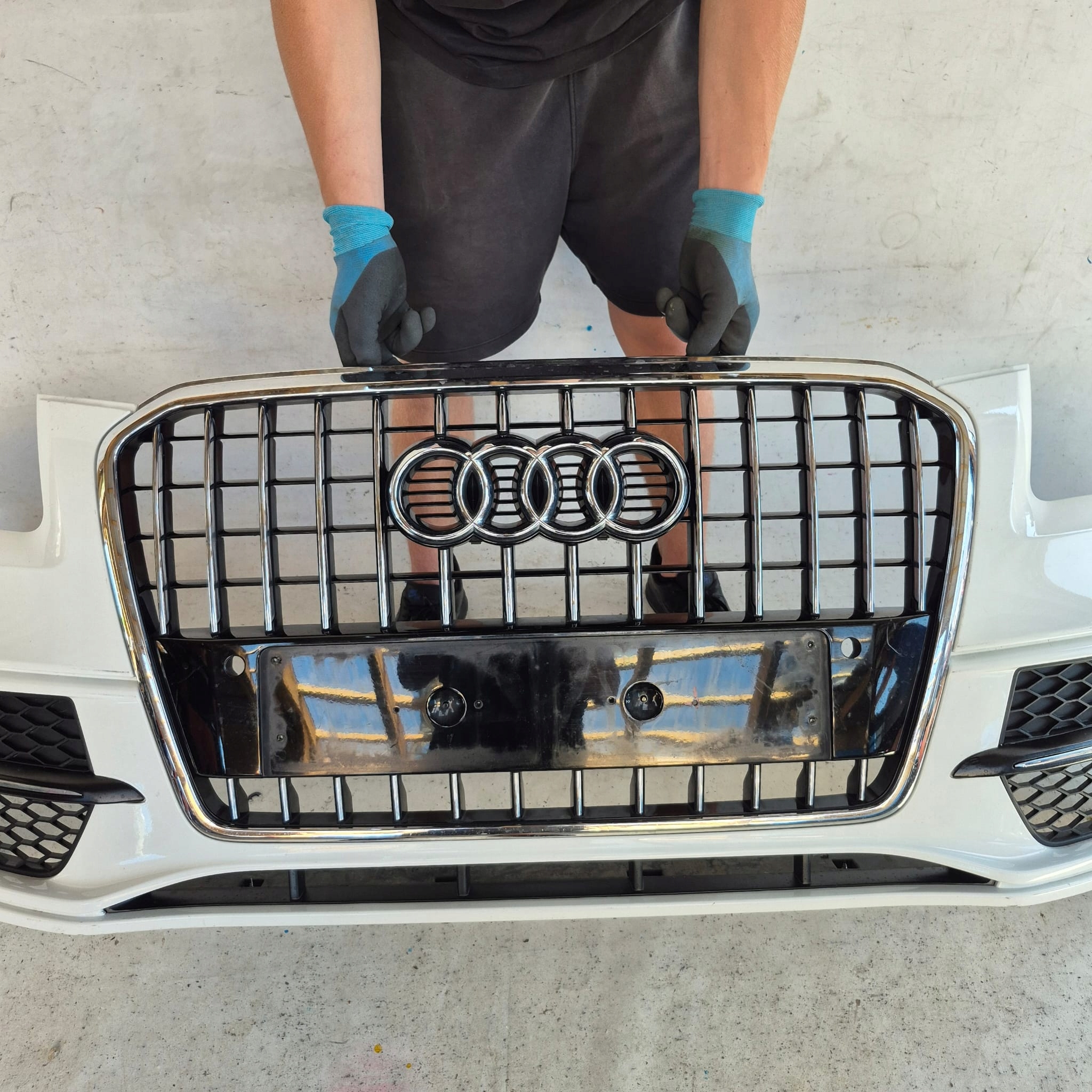 AUDI Q5 and S-LINE LIFT 12-17 bumper front front SPR PDC + cover