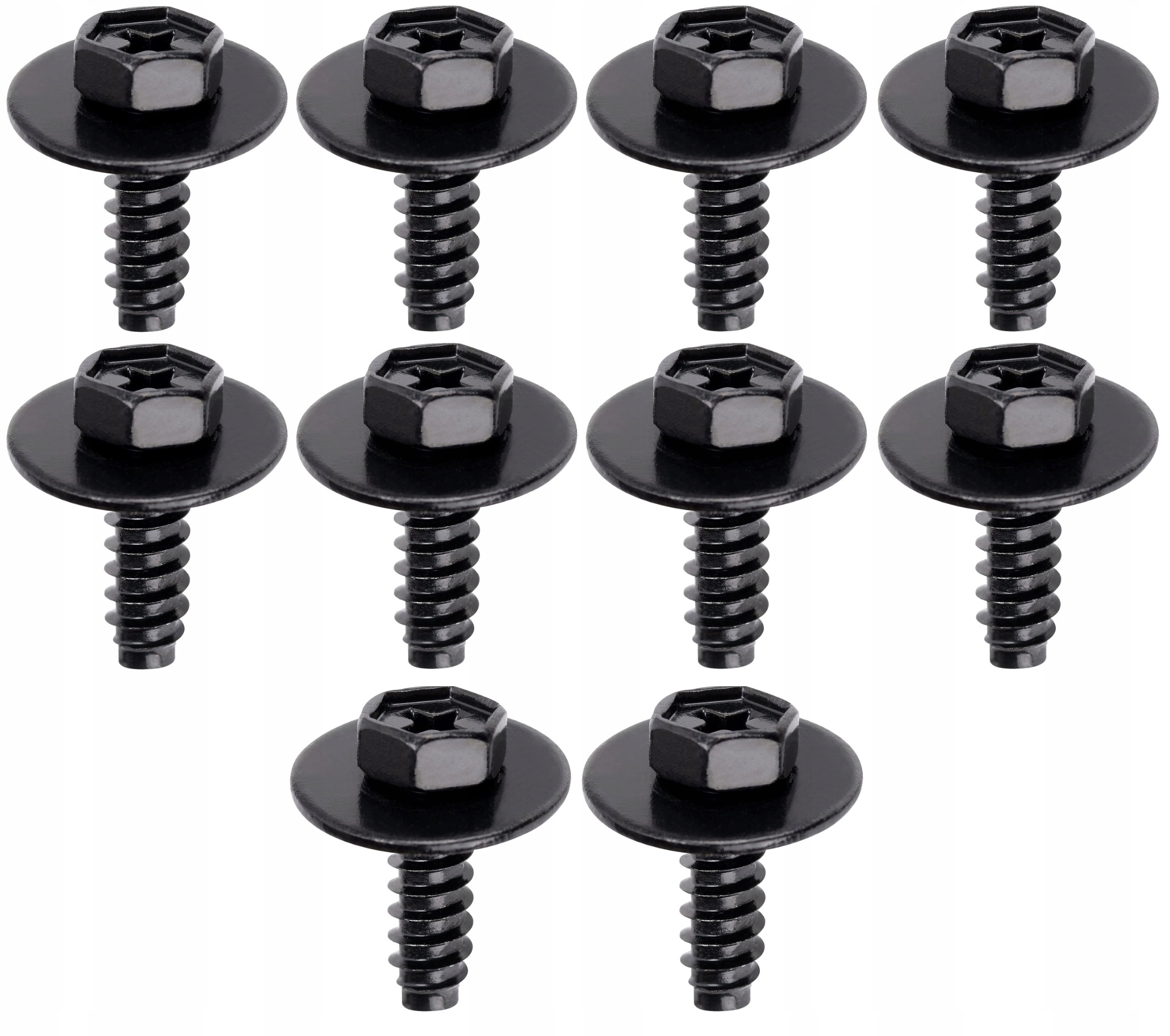 10X WKRĘT ŚRUBA 5 NADKOLA OSŁONY ZDERZAKA MAZDA 3 5 6 CX3 CX5 CX7 CX9 MPV