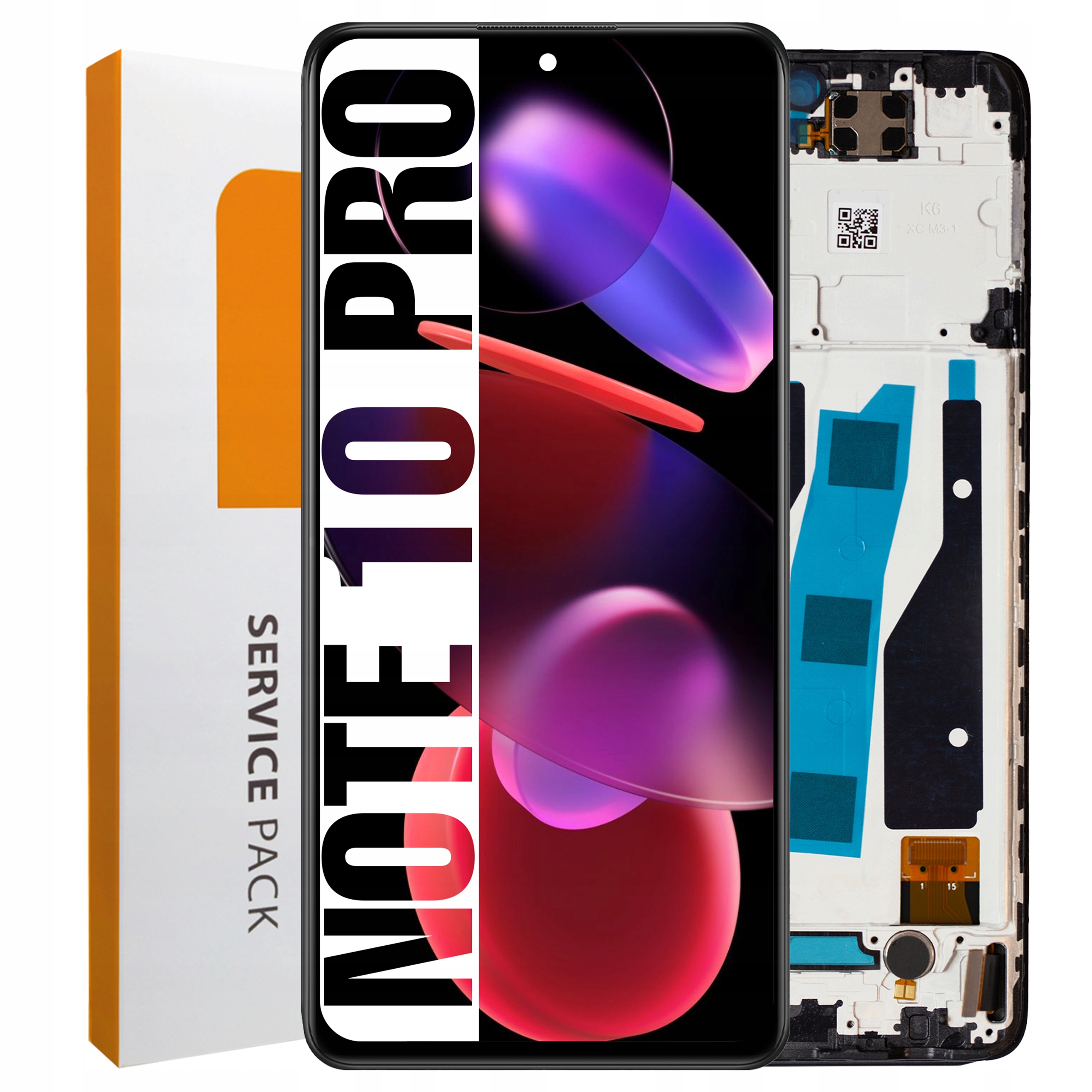 Displej pro Xiaomi Redmi Note 10 Pro LCD displej Rámeček Originální Zila