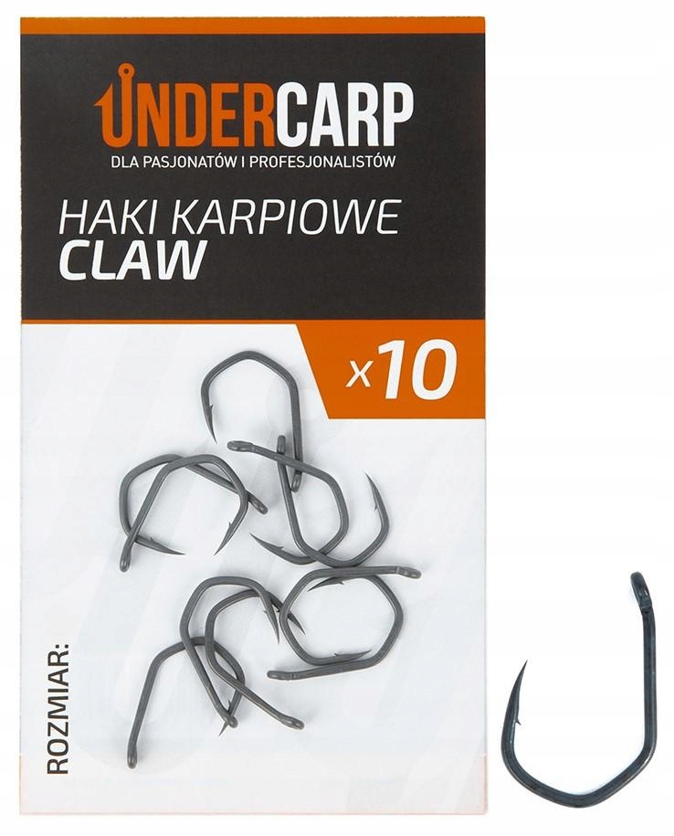 Haki Karpiowe Undercarp Claw 4 Teflonowe