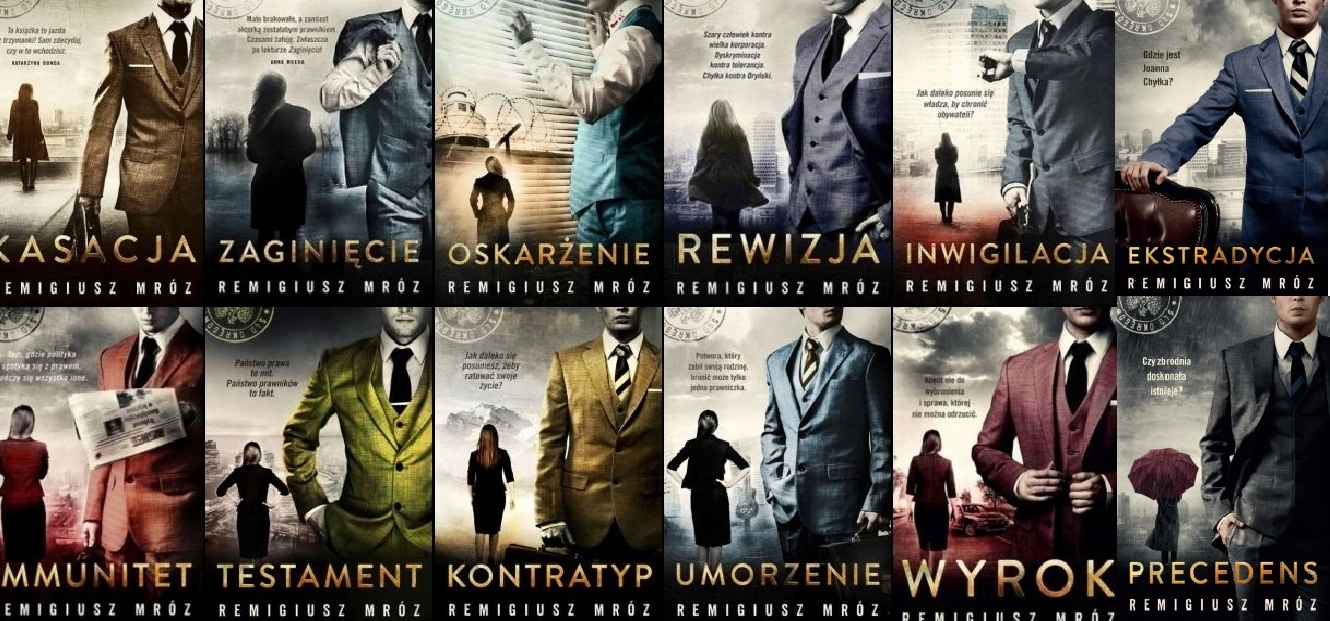 Kasacja Chyłka Remigiusz Mróz pakiet 12 tomów