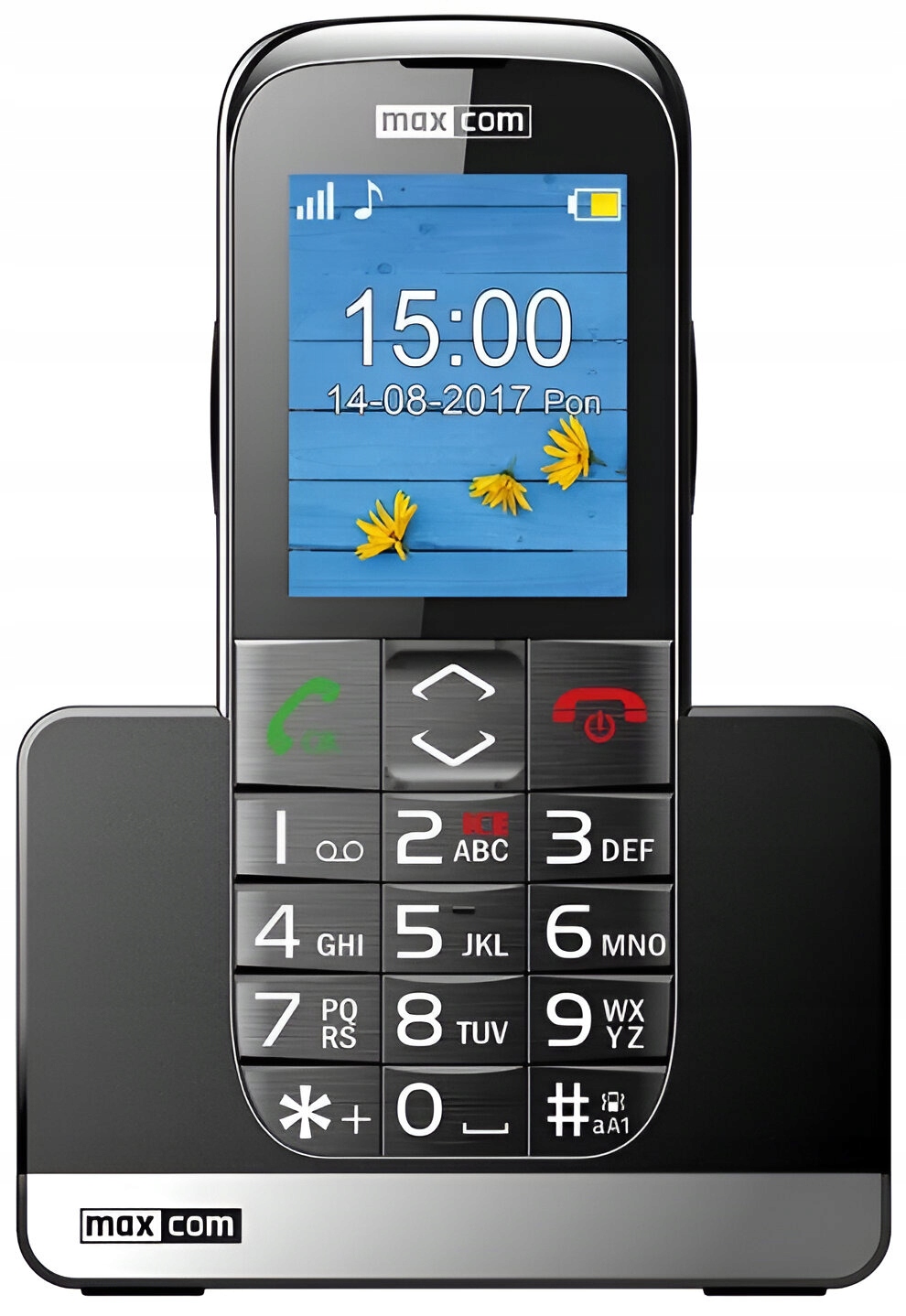 Telefon Maxcom Comfort MM720 Se Czarny