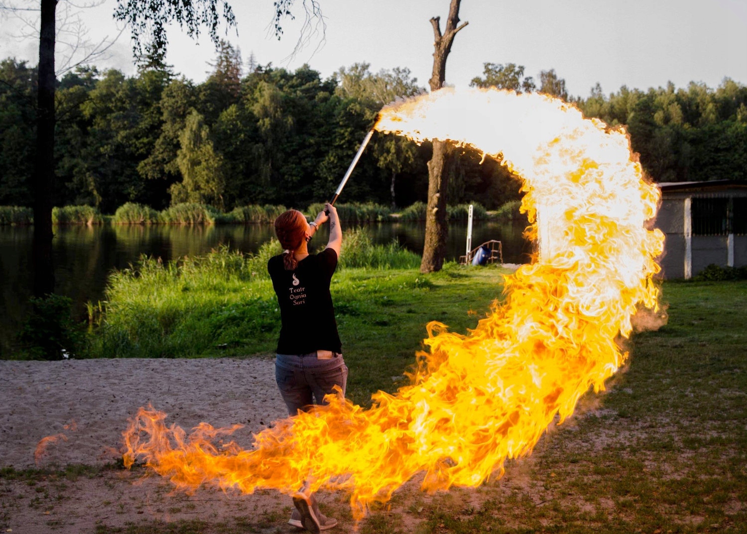 Ohnivý vulkánská pochodeň