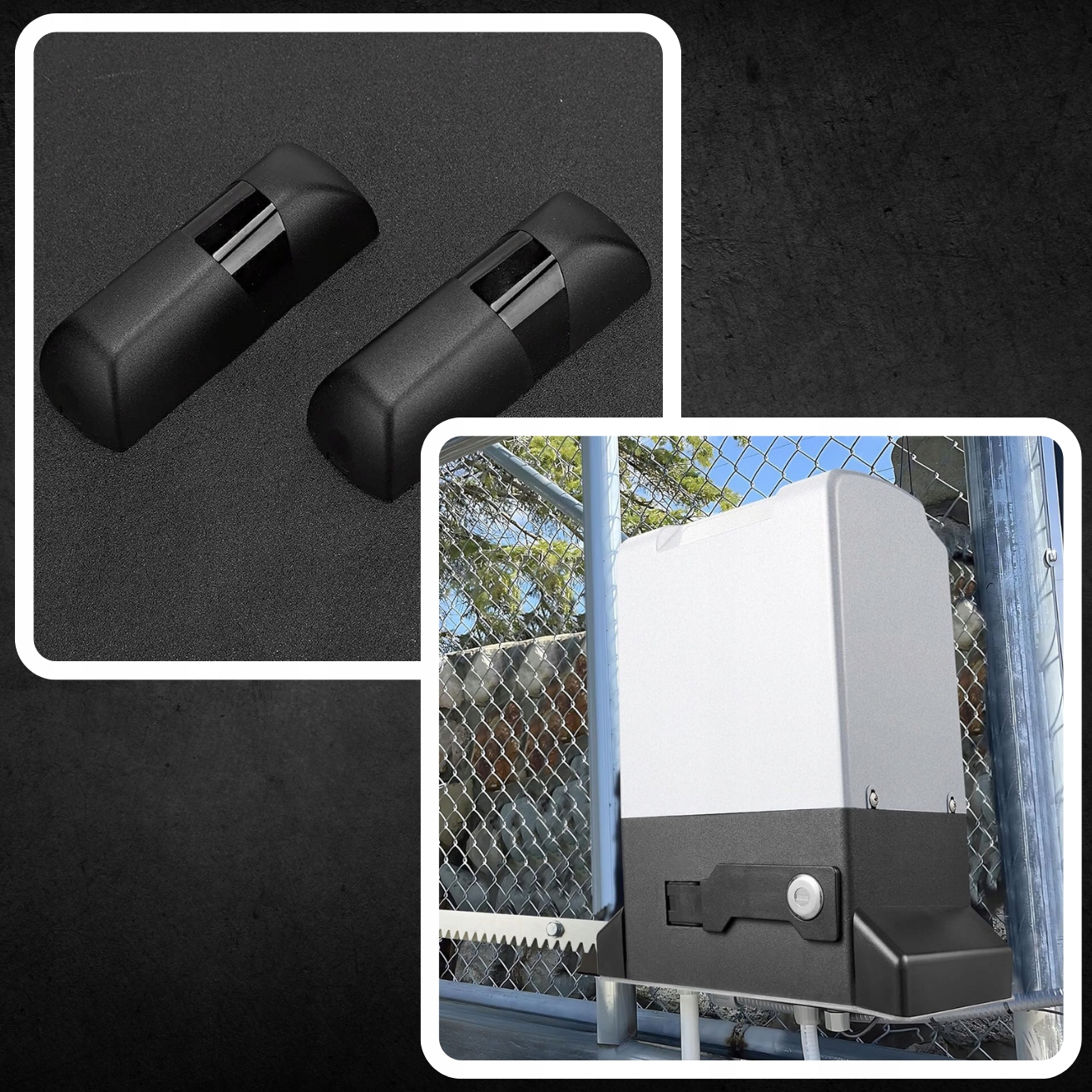 ZESTAW AUTOMAT DO BRAMY NAPĘD 600kg NA PILOTA 5x LISTWA 5 metrów LAMPA Rodzaj napędu do bram przesuwnych