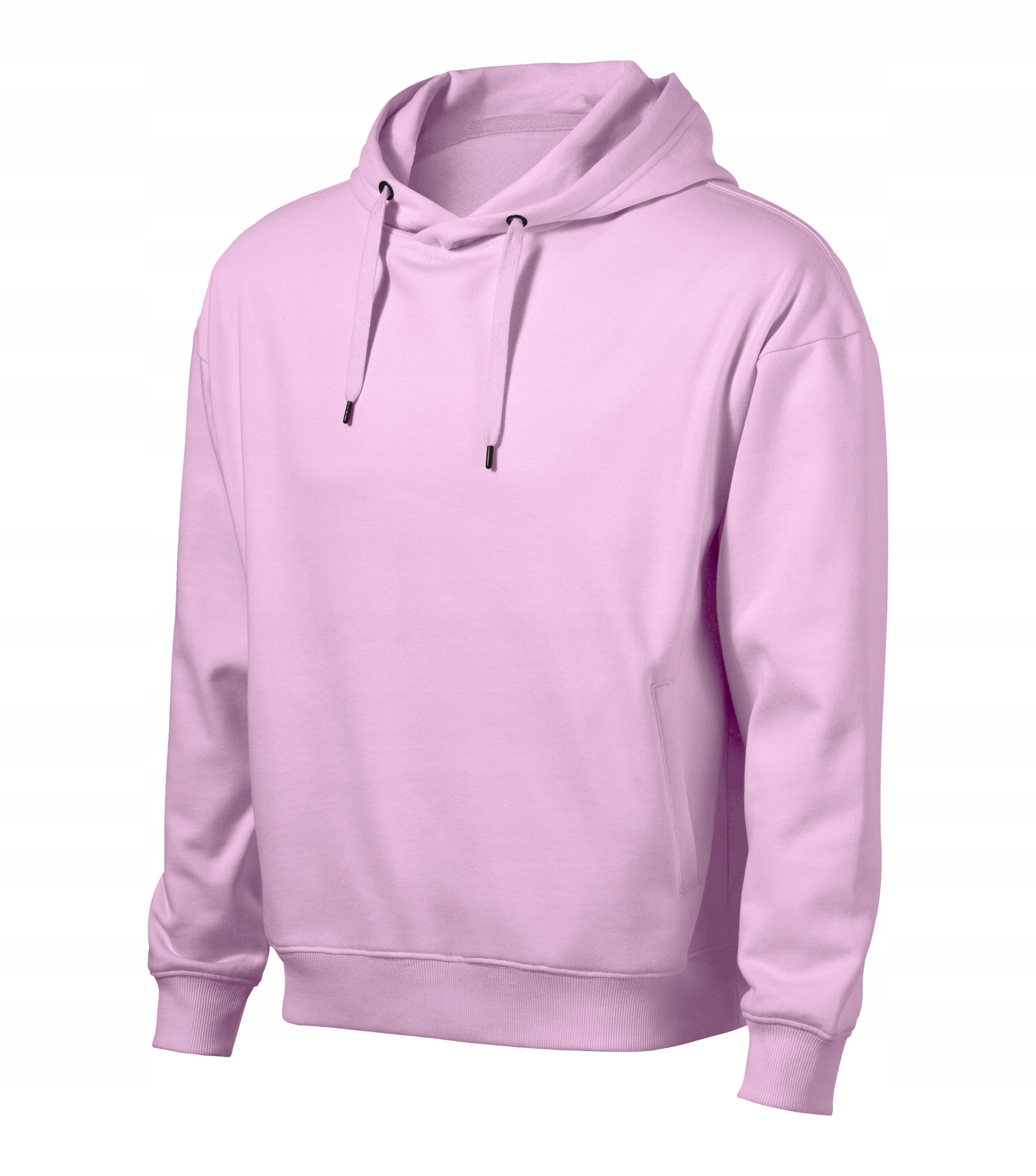 pánská mikina s kapucí orchidej růžová fialová, hladké kapsy klokanka 3XL