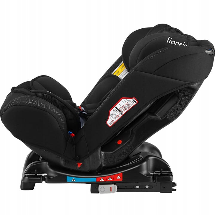 Fotelik samochodowy Lionelo Sander czarny 0-36 kg Sposób montażu ISOFIX
