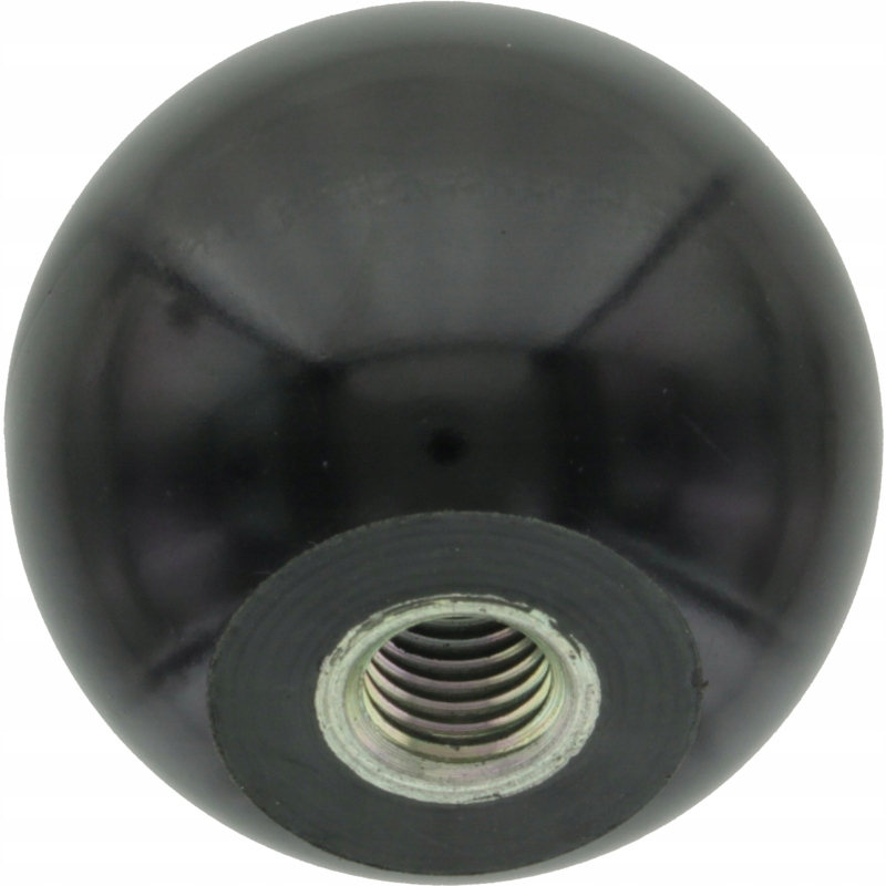 

Gałka kulista czarna 50 mm z gwintem M12 Din 319