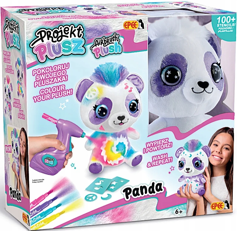PROJEKT PLUSZ KOLORUJ PLUSZAKA MASKOTKA PANDA EPEE EAN (GTIN) 8591945094398