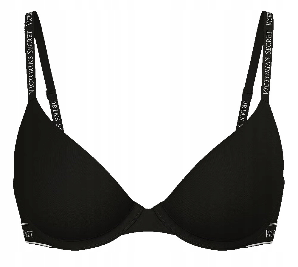 Podprsenka Victoria's Secret mírně vyztužená, černá s logem 80D (36D)