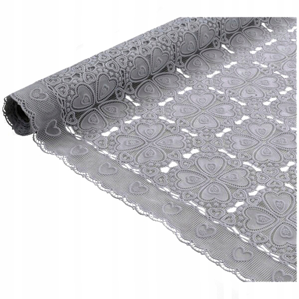 

Bieżnik koronkowy Pcf szary koronka 50 x 180 cm