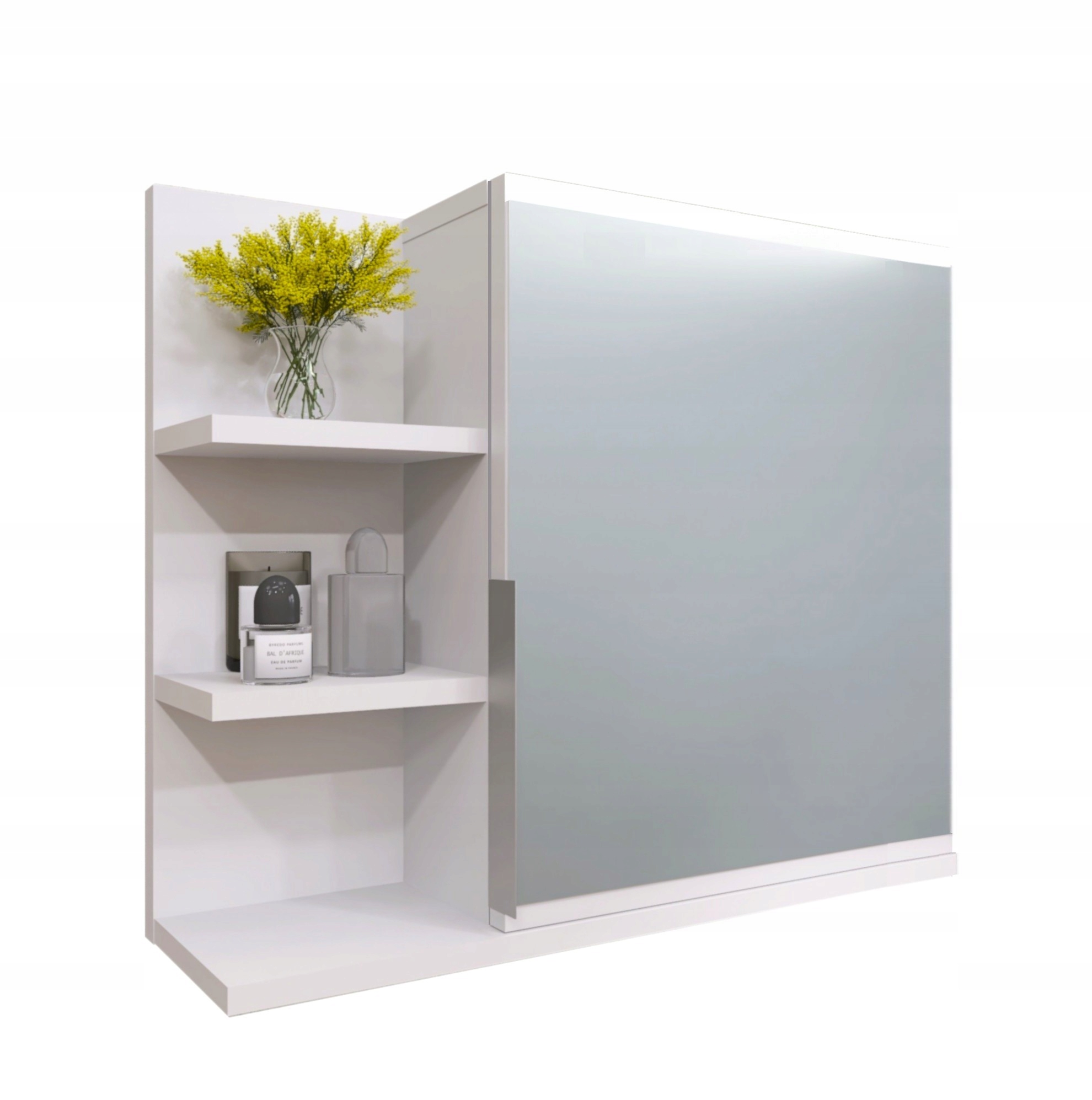 Koupelnová skříňka se zrcadlem Zrcadlová skříňka do koupelny závěsná 60 cm